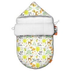 Зимний конверт для новорожденного QuQuBaby Сказочный лес