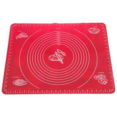 Коврик Agness для раскатки теста силиконовый 50х40 см (710-171)