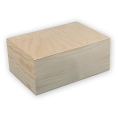 Заготовка для декорирования "Mr. Carving" ВД-466 Шкатулка сосна 22 x 15 x 9 см .