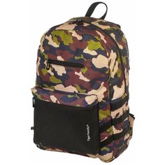 Рюкзак TIGER FAMILY молодежный, Muse, сити-формат, "Warrior", камуфляж, 45х29х14 см, 227884, TDMU-006A