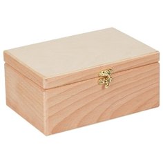 Заготовка для декорирования "Mr. Carving" БУК-05 Шкатулка бук 20 x 14 x 9 см прямоугольная