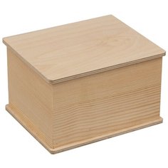 Заготовка для декорирования "Mr. Carving" ВД-871 Шкатулка сосна 18х15х11 см .