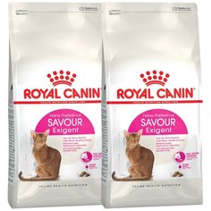 Сухой корм для кошек Royal Canin Savour Exigent для кошек, привередливых к вкусу продукта 2 шт. х 2 кг