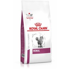 Сухой корм для кошек Royal Canin Renal, при проблемах с почками 4 кг