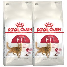 Сухой корм для кошек Royal Canin Fit 32, для живущих на улице 2 шт. х 4 кг