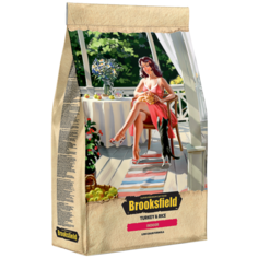Сухой корм для кошек BROOKSFIELD для живущих в помещении, с индейкой, с рисом 400 г