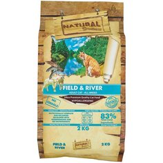 Сухой корм для кошек NATURAL Greatness Field&River, гипоаллергенный 2 кг