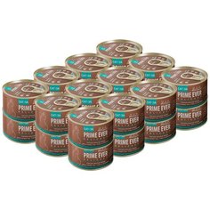 Влажный корм для кошек Prime Ever 3A Delicacy беззерновой, с курицей, с тунцом с зеленым чаем и водорослями 24 шт. х 80 г (мусс)