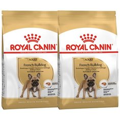 Сухой корм для собак Royal Canin Французский бульдог, для здоровья кожи и шерсти 2 шт. х 9 кг
