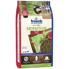 Сухой корм для собак Bosch Sensitive, при чувствительном пищеварении, ягненок 1 кг
