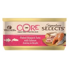 Влажный корм для кошек Wellness беззерновой, с лососем, с тунцом 6 шт. х 79 г