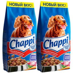 Сухой корм для собак Chappi говядина, с овощами, с травами 2 шт. х 15 кг