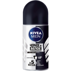 Антиперспирант ролик Nivea Men Черное и белое Невидимый Original, 50 мл