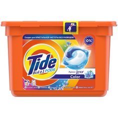 Tide капсулы Go Pods автомат Lenor, контейнер, 15 шт.