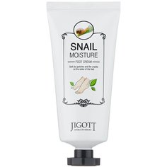 Jigott Snail Moisture Крем для ног с экстрактом слизи улитки 100 мл