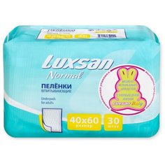 Одноразовые пеленки Luxsan Basic / Normal 60х40 30 шт.