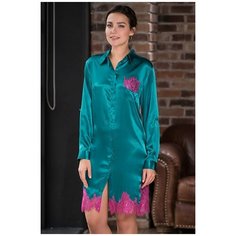 Халат MIA-AMORE, размер M, изумрудный