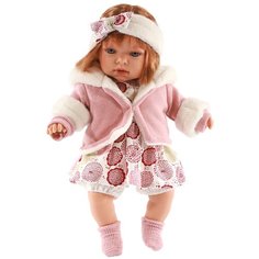 Интерактивная кукла Antonio Juan Валентина в розовом, 37 см, 1561P