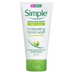 Simple очищающий гель Kind to Skin Moisturising Face Wash, 150 мл