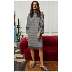 Платье Laete, размер 2XL(52), серый