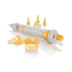 Tescoma Кондитерский карандаш Delicia с насадками, желтый/белый