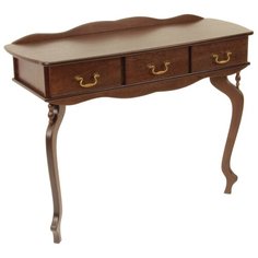 Столик консольный Мебелик Берже 6, ДхШ: 110 х 41 см, темно-коричневый