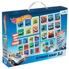 Набор настольных игр Origami Hot Wheels 3 в 1