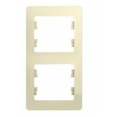 Рамка 2п Schneider ElectricGSL000206 GLOSSA, бежевый