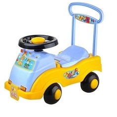 Каталка-толокар СТРОМ Автомобиль №2 (У439) желтый