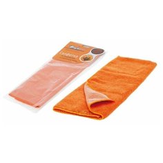 Салфетка Из Микрофибры И Коралловой Ткани Оранжевая (35*40 См) AIRLINE арт. ABA04