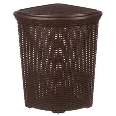 Violet Корзина для белья угловая Ротанг 50х41х58 см коричневый
