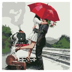 Котеин Картина по номерам "Прощание" 30х30 см (KHM0058)