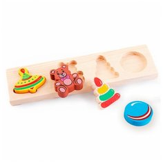 Доска-Вкладыш Томик Игрушки 5 деталей 451