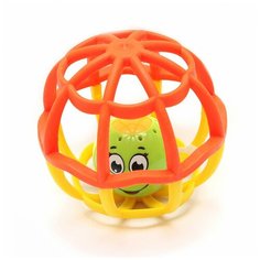 Мячик музыкальный Азбукварик Хохотуша Оранжевый-Желтый