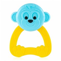 Погремушка-прорезыватель KNOPA Обезьянка голубо-желтый KNOPA