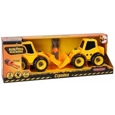 Конструктор Mobicaro Стройка YS195414 Строительная техника с отверткой