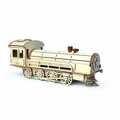 Конструктор 3D Lemmo Пенал-Паровоз подвижный 91элемент 00-23