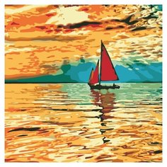 Котеин Картина по номерам "Лодочка" 30х30 см (KHM0043)