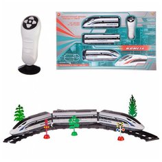 Железная дорога ABtoys Экспресс с пультом управления со звуковыми эффектами Abtoys