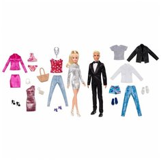 Набор Barbie Куклы с модной одеждой +аксессуарами GHT40