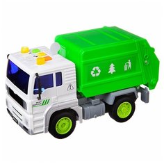 Машинка инерционная ABtoys Мусоровоз со звуковыми и световыми эффектами Abtoys