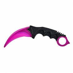 Нож-керамбит MASKBRO Розовый всплеск Деревянный MASKBRO