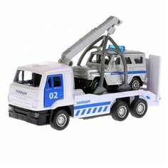 Набор Технопарк Камаз Эвакуатор УАЗ Нunter инерционная 245732