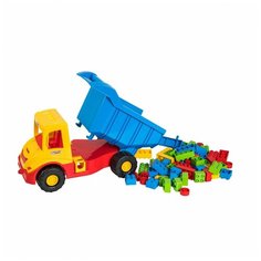 Набор TIGRES Самосвал Multi Truck с конструктором TIGRES ТИГРЕС