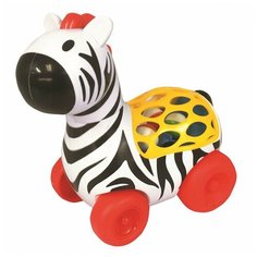 Игрушка развивающая Kiddieland Каталка Зебра KID 056812