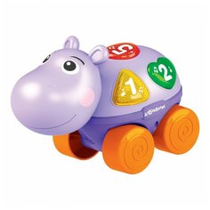 Игрушка Азбукварик Каталочка Бегемотик музыкальная 2641