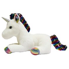 Мягкая игрушка Aurora Единорог разноцветный лежащий 30 см