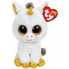 Мягкая игрушка TY Beanie boos Единорог Pegasus 15 см