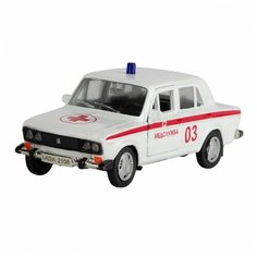 Машинка AUTOGRAND LADA 2106 скорая помощь 1 36 11461