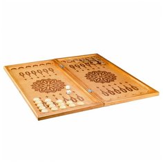 Настольная игра Игра Нарды большие тонированные фишки деревянные 28мм Игра